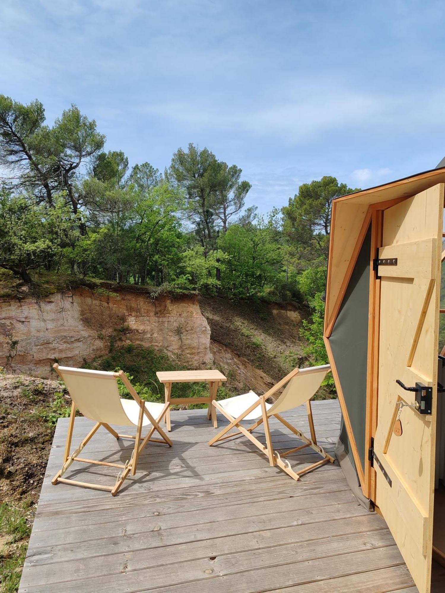 Camping Le Colorado Rustrel Exterior photo